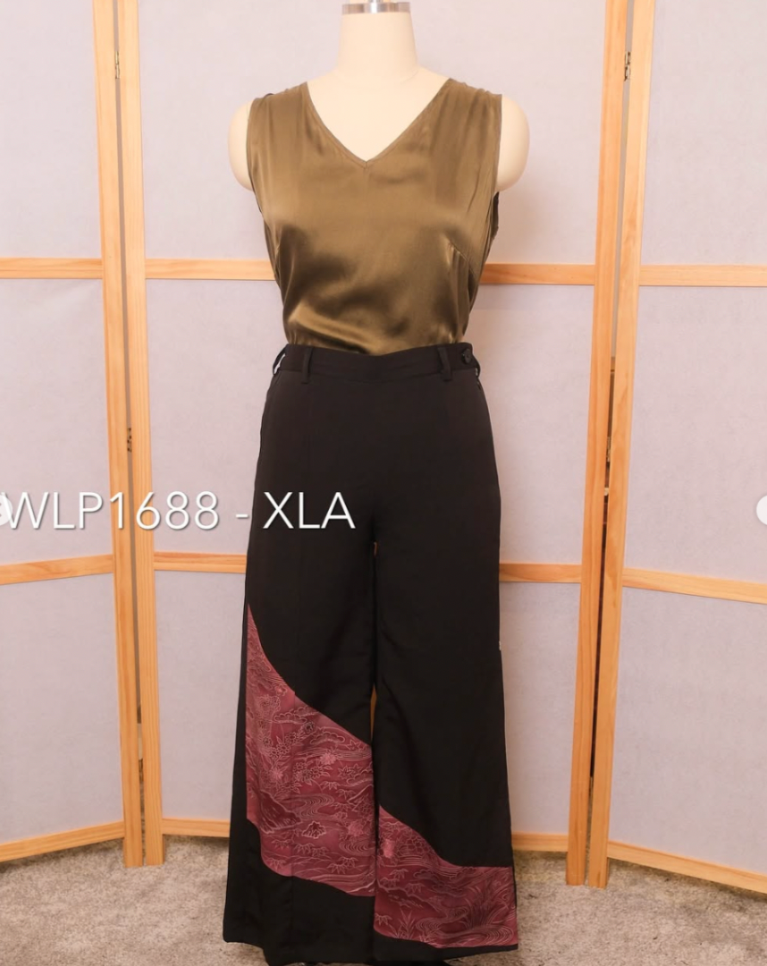 On-hand: Wide Leg Pants Code: WLP1688- XLA