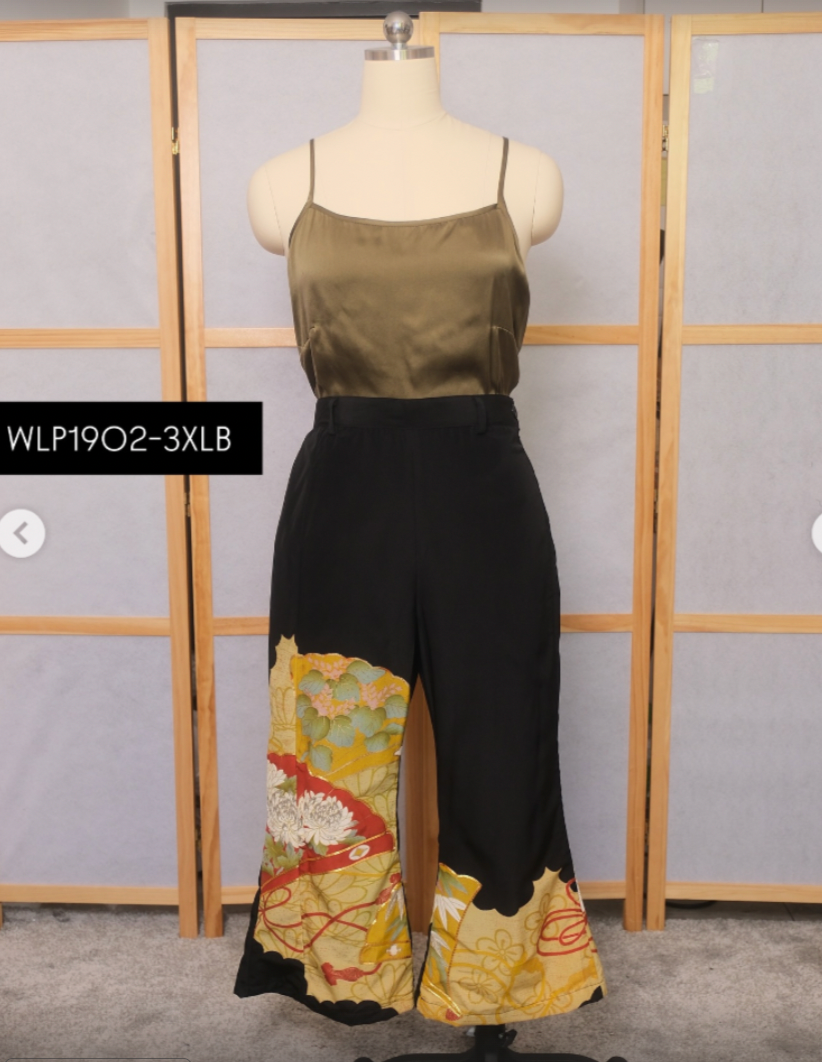 Jul8 Auction Clearance Sale: Wide Leg Pants | WLP1902-3XLB