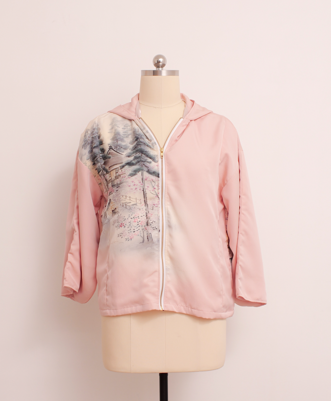 Jul14 On-hand: Hoodie With Zipper Pink | HWZ3793