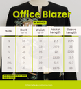 Load image into Gallery viewer, On-hand item: Office Blazer | OFB4925-LB | Gold patterns!!!

