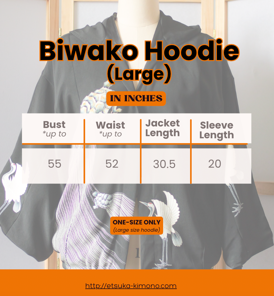 Rare item On-hand: Black Biwako Hoodie | XL | BH4629