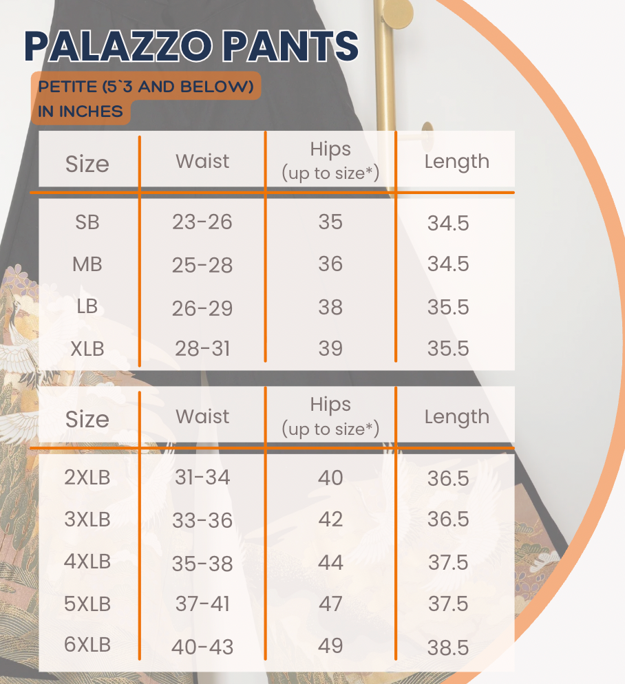 On-hand: Palazzo Pants | PP4341 - 2XLB
