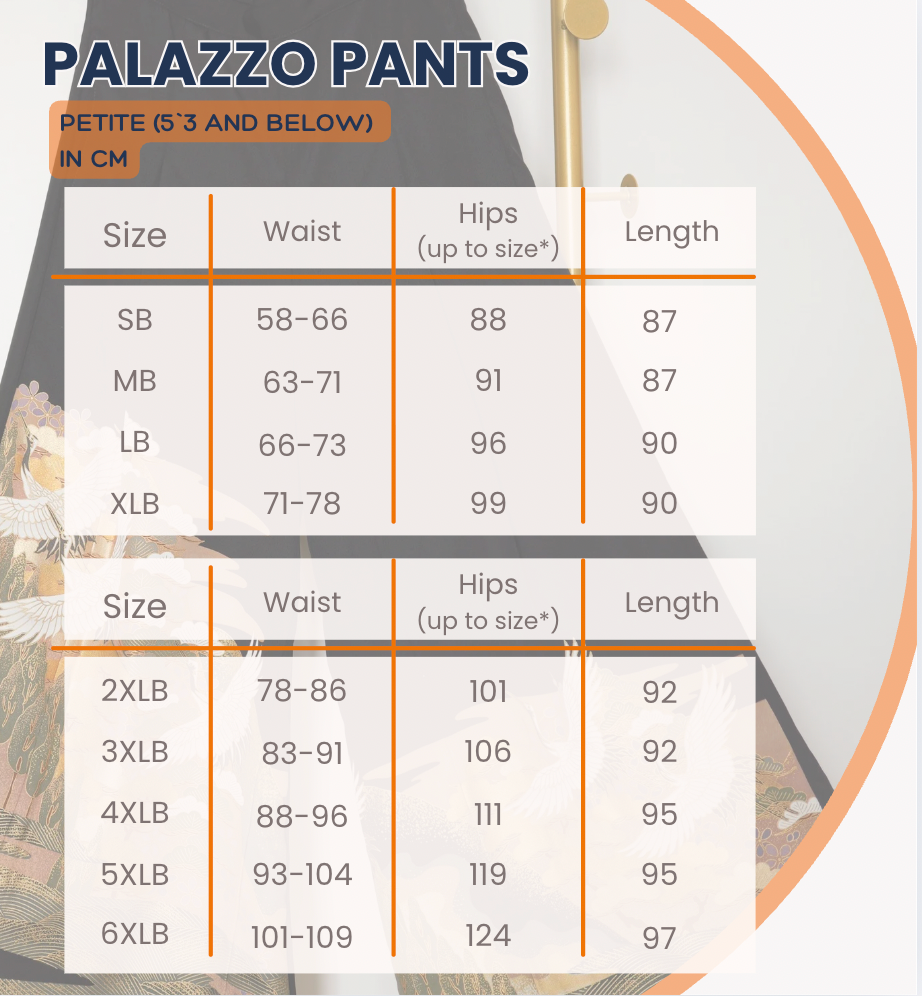 On-hand: Palazzo Pants | PP4341 - 2XLB