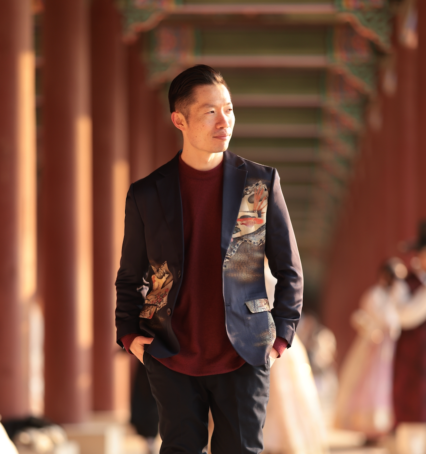 RARE Navy suit! Premium On-hand item: Navy Men's Suit | L(Harry size)  - 24 hours Korea trip collections!