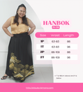 Load image into Gallery viewer, Premium On-hand: Cream floral Hanbok skirt | HS7319 2P
