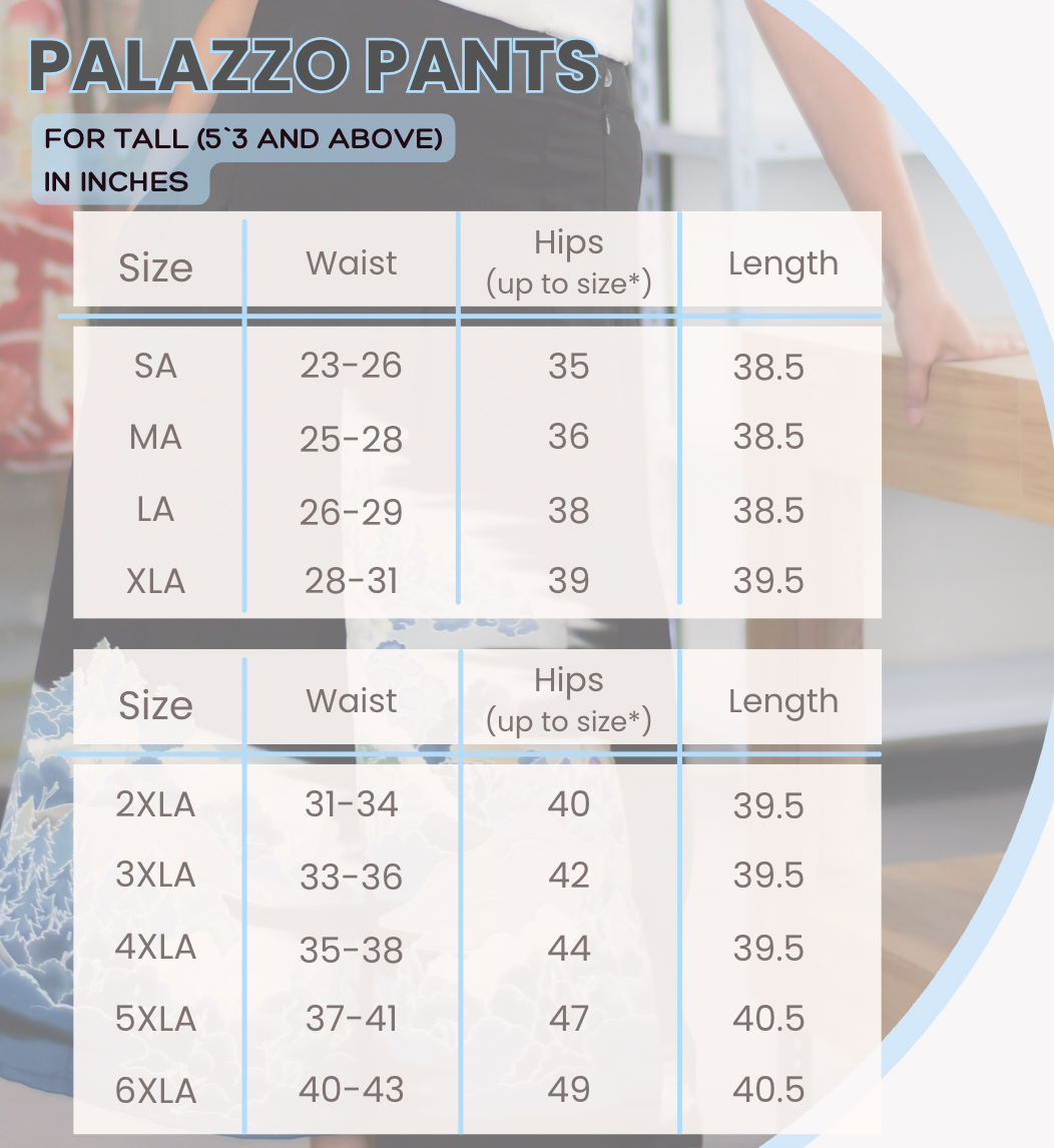 Premium On-hand: Black Palazzo Pants | XLA | PP7333A