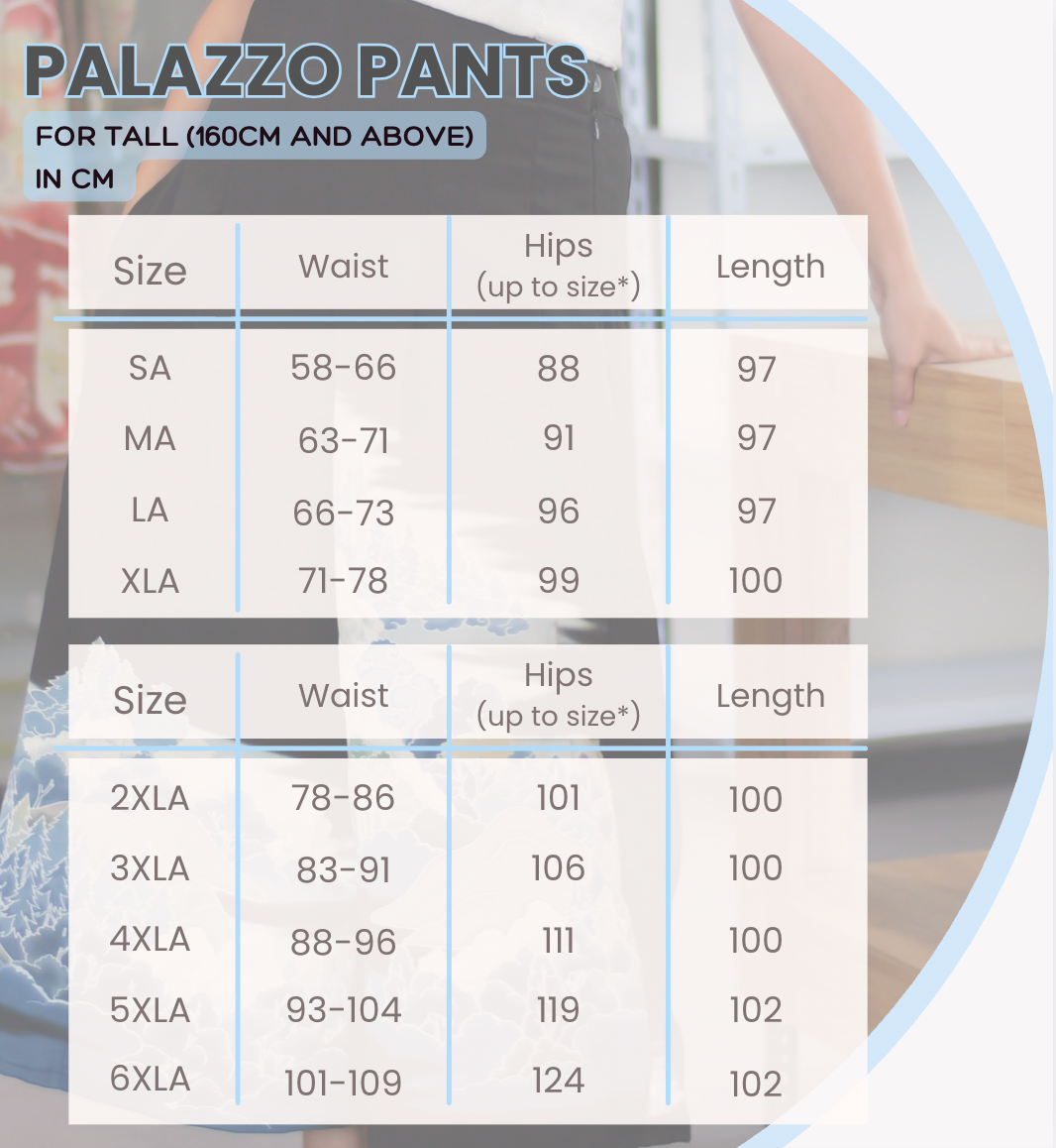 Premium On-hand: Black Palazzo Pants | XLA | PP7333A