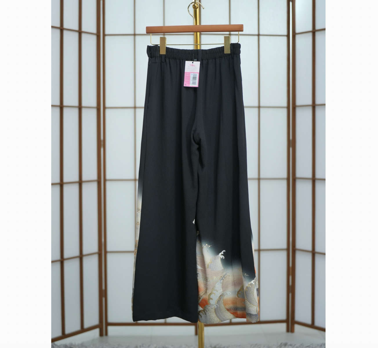 Premium On-hand: Black Wide Leg Pants | WLP6476 LA (waves!)