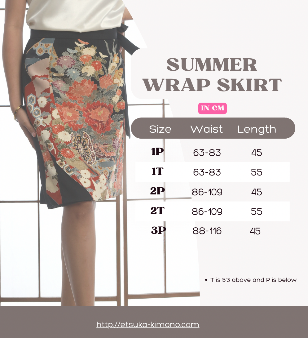 On-hand: Summer Wrap Skirt  | SWS7115Y | Black (1T)
