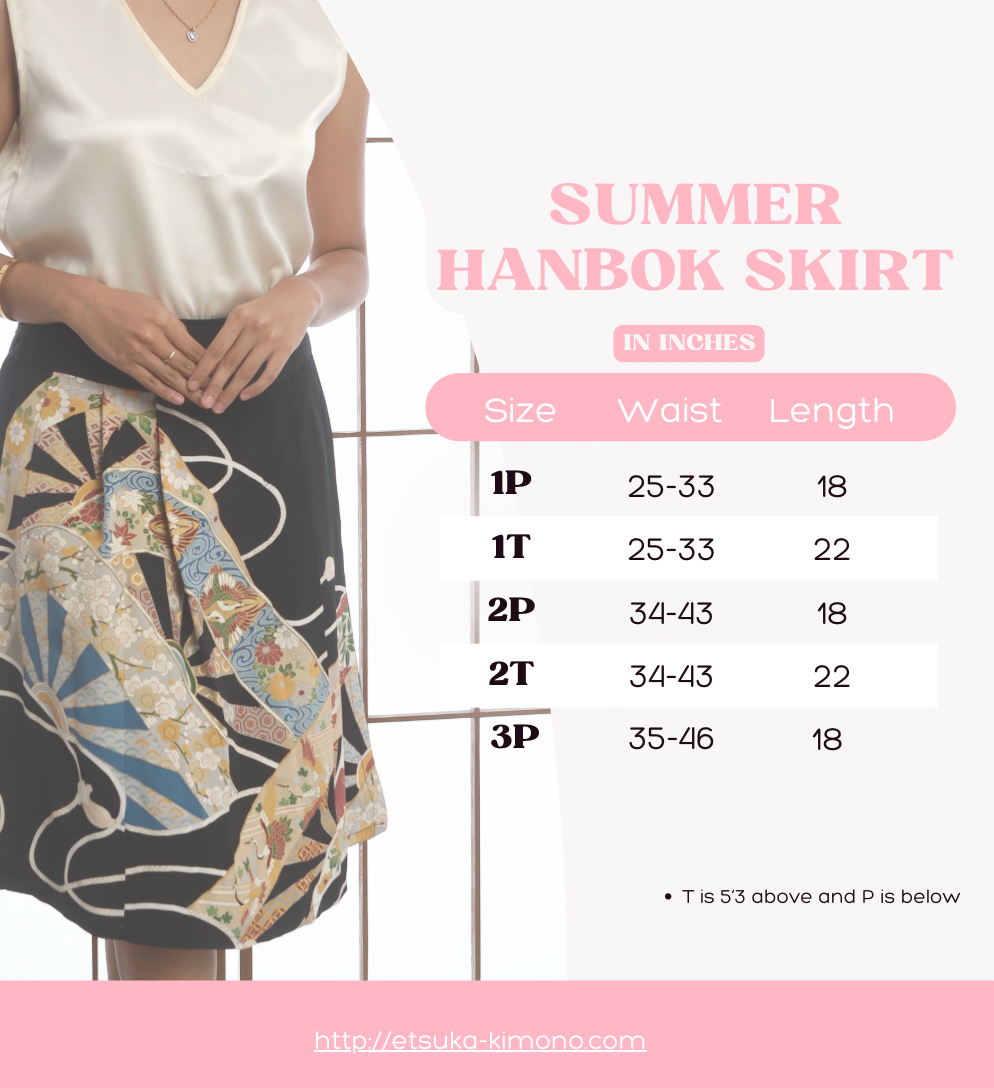 On-hand: Pink Summer Hanbok Skirt | SHS7542 | 2P