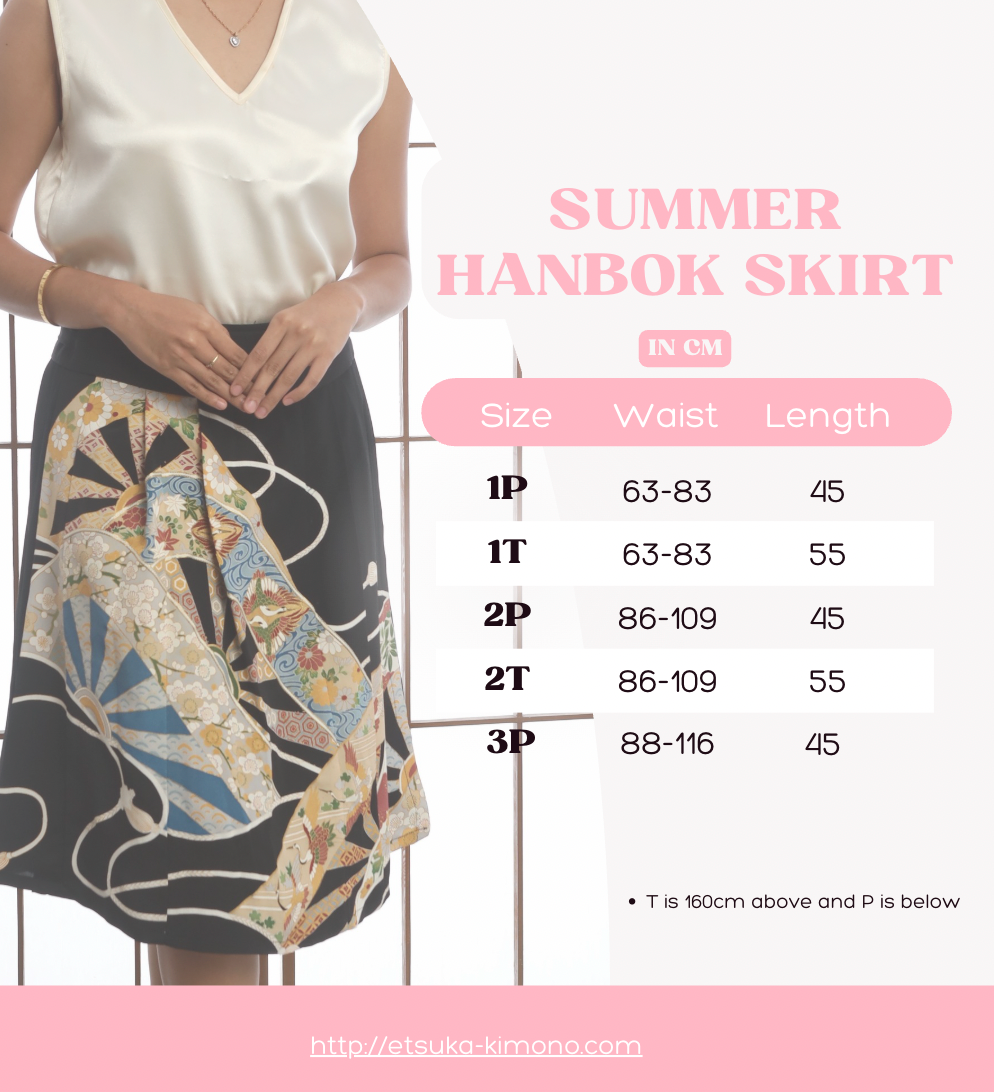 On-hand: Pink Summer Hanbok Skirt | SHS7542 | 2P