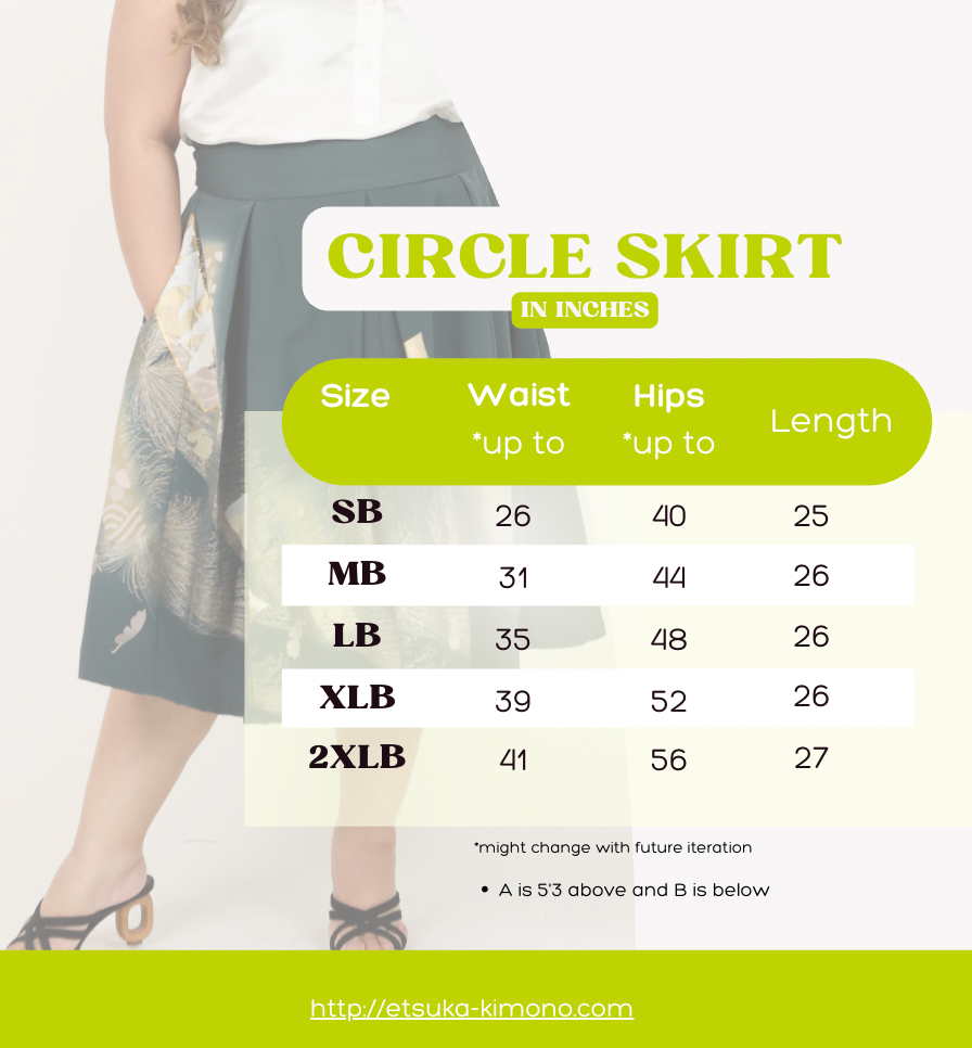 GGSB: On-hand item: Circle Skirt | CS6264 MA GREEN