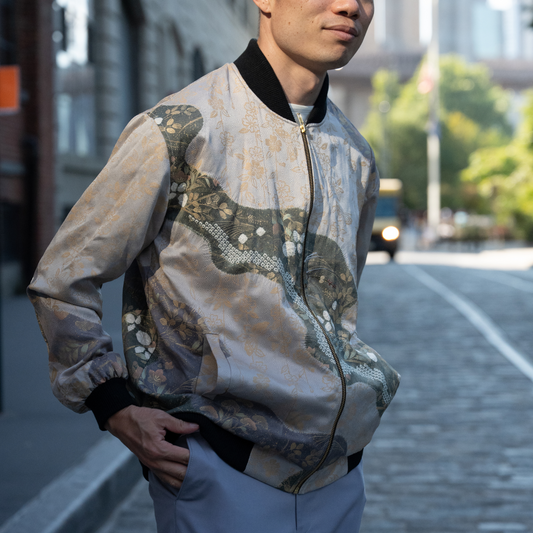 On-hand: Men's Bomber Jacket | Harry size L (rare furisode color)