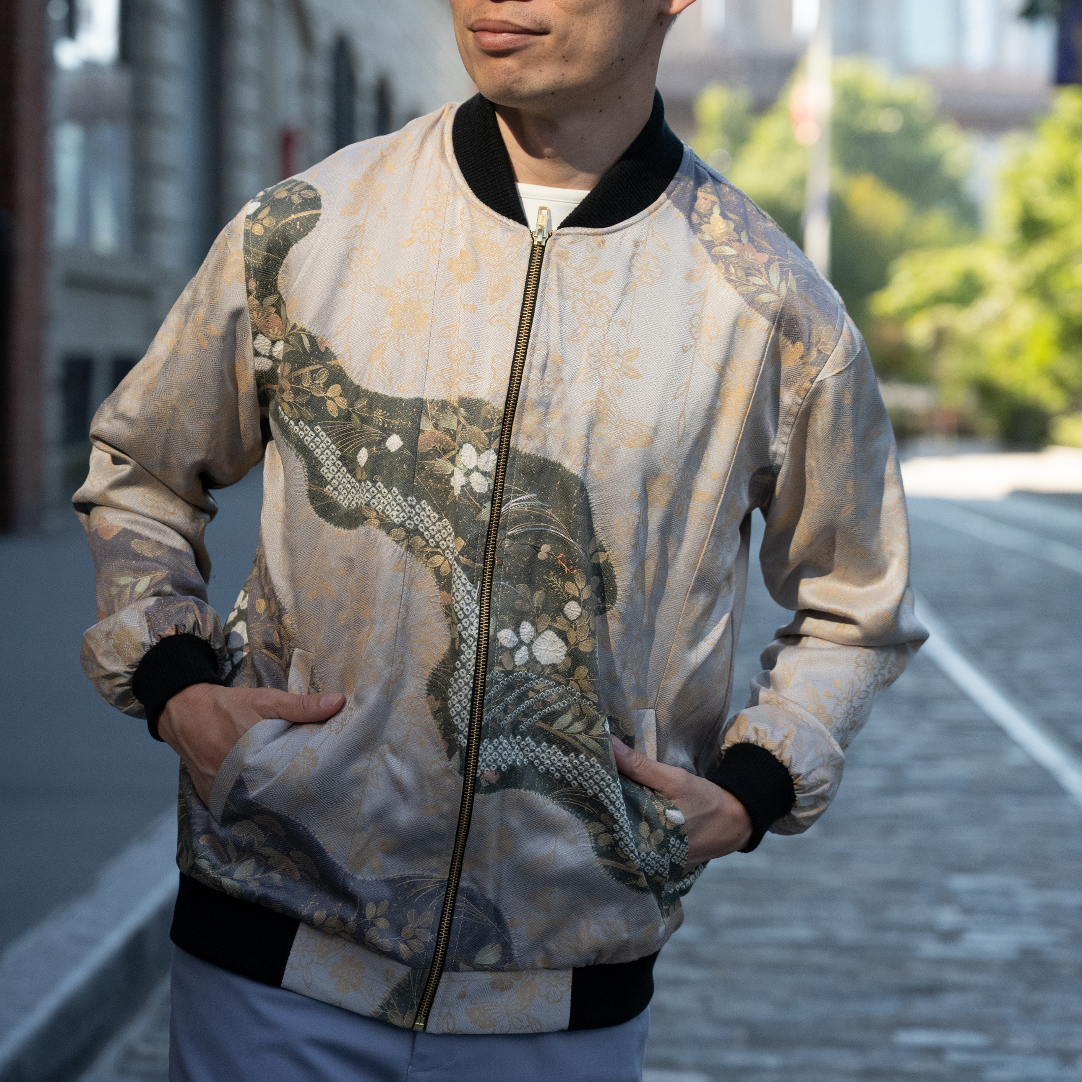 On-hand: Men's Bomber Jacket | Harry size L (rare furisode color)