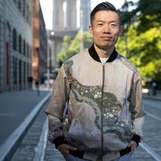 On-hand: Men's Bomber Jacket | Harry size L (rare furisode color)