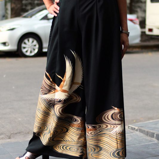 Ap30 On-hand: Black Palazzo Pants | PP3659 - XLA