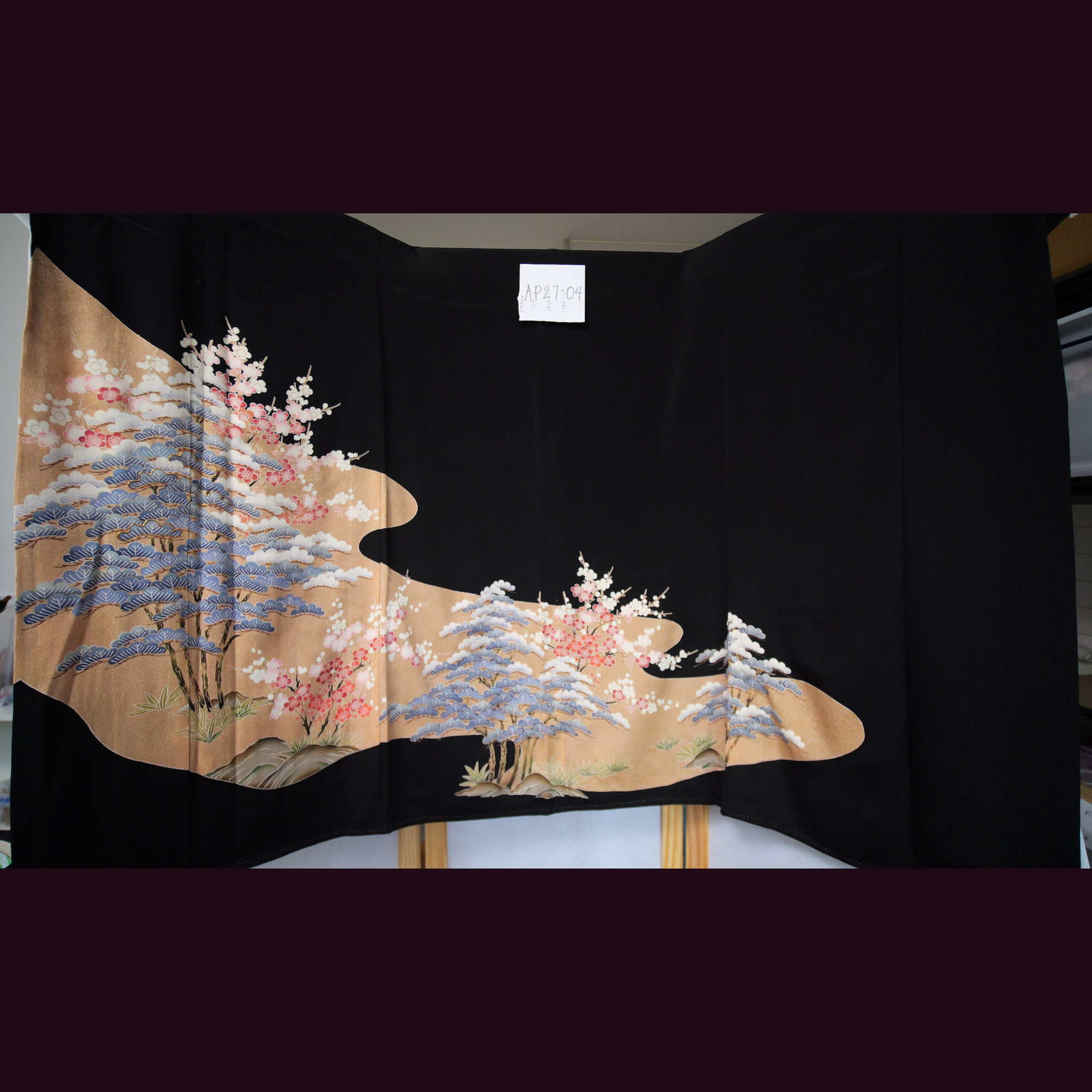 Sakura Collection: AP27-04 | Blue Sakura Trees with pinks