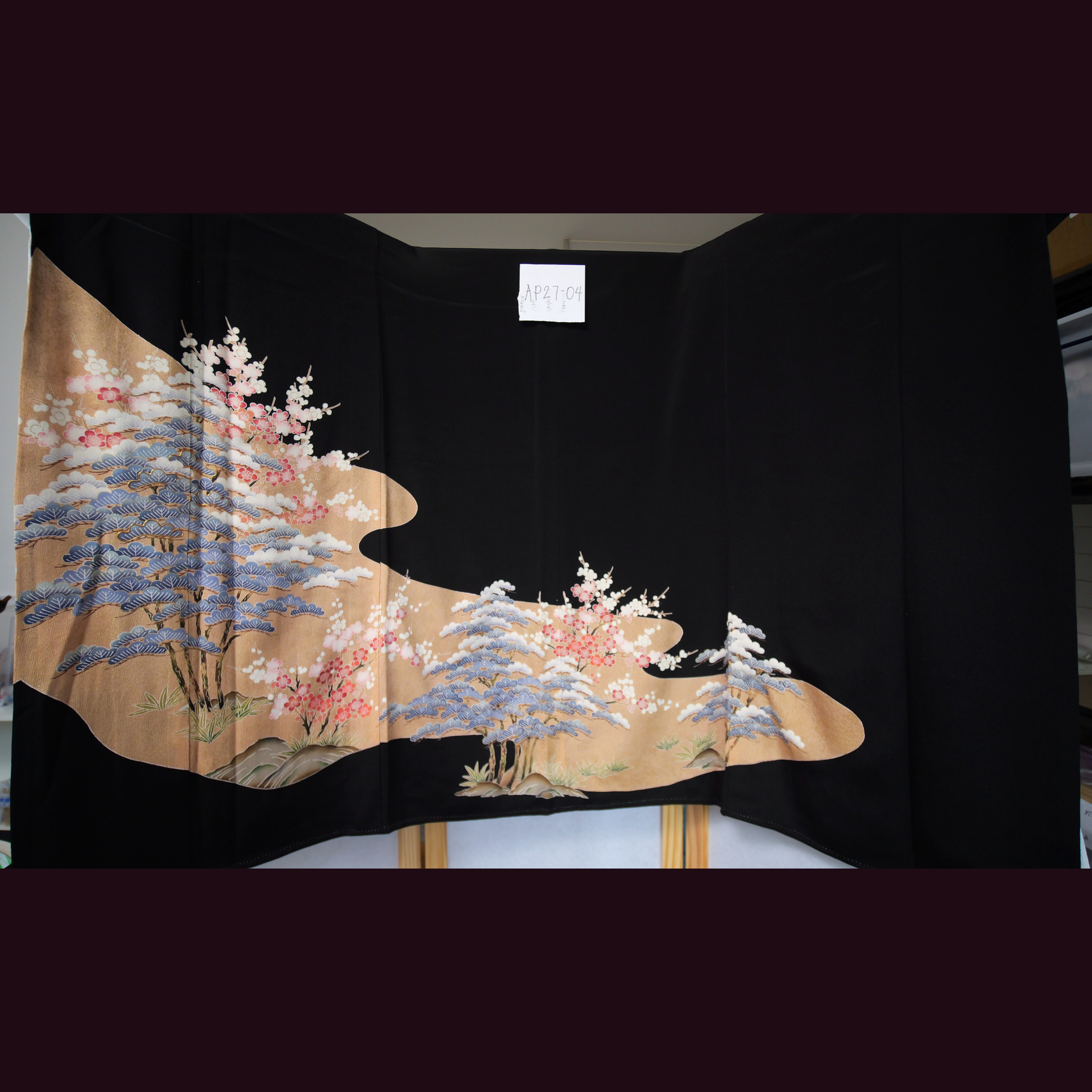 Sakura Collection: AP27-04 | Blue Sakura Trees with pinks