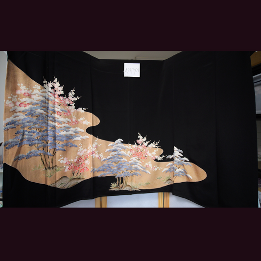 Sakura Collection: AP27-04 | Blue Sakura Trees with pinks