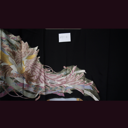 NALB (No Art Left Behind) Fabric: AP27-11 | Black Violet Phoenix