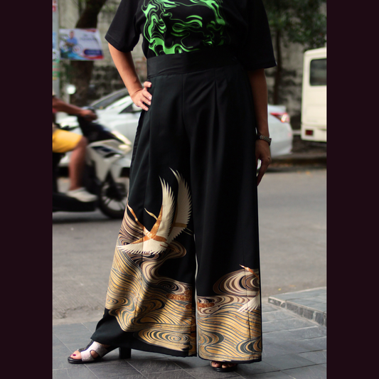 Ap30 On-hand: Black Palazzo Pants | PP3659 - XLA