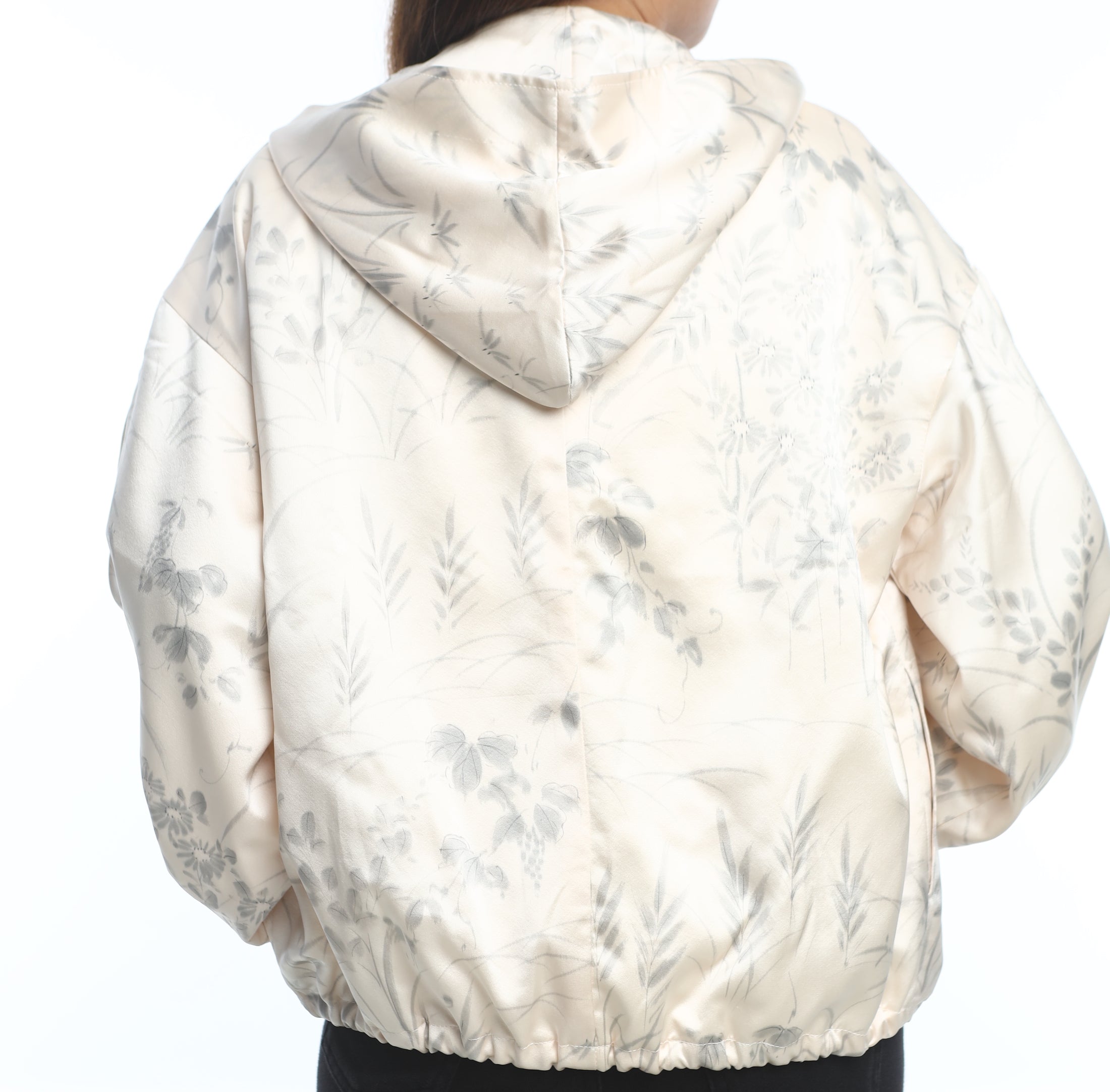 On-hand item: Kodomo Hoodie | HK6001 Shiny cream | Ship in 1-3 weeks