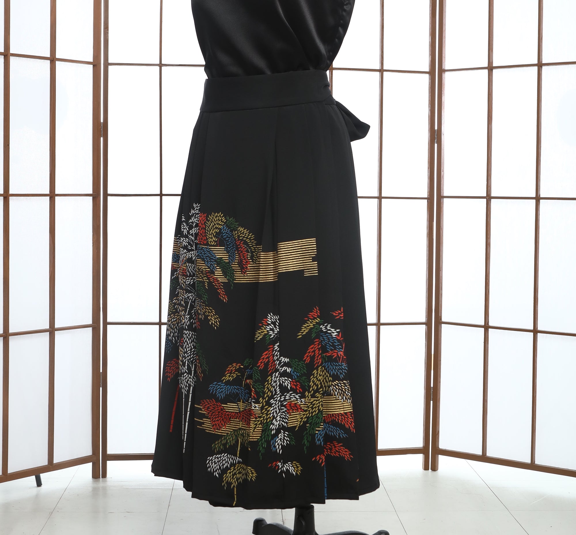 On-hand: Hanbok Skirt | 1P Black HS4702M