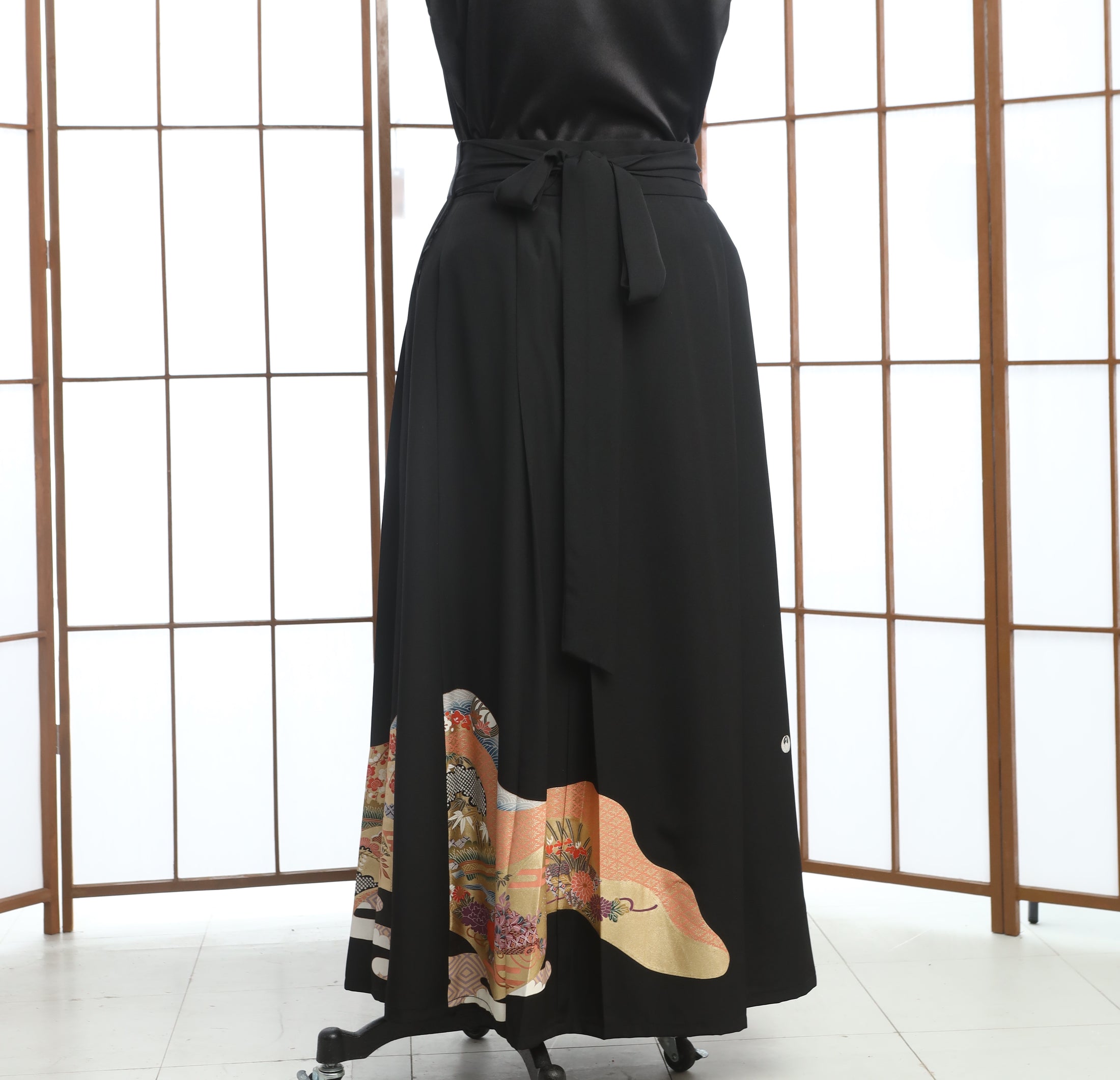 Premium On-hand: Hanbok Skirt | 2T Black HS6949M