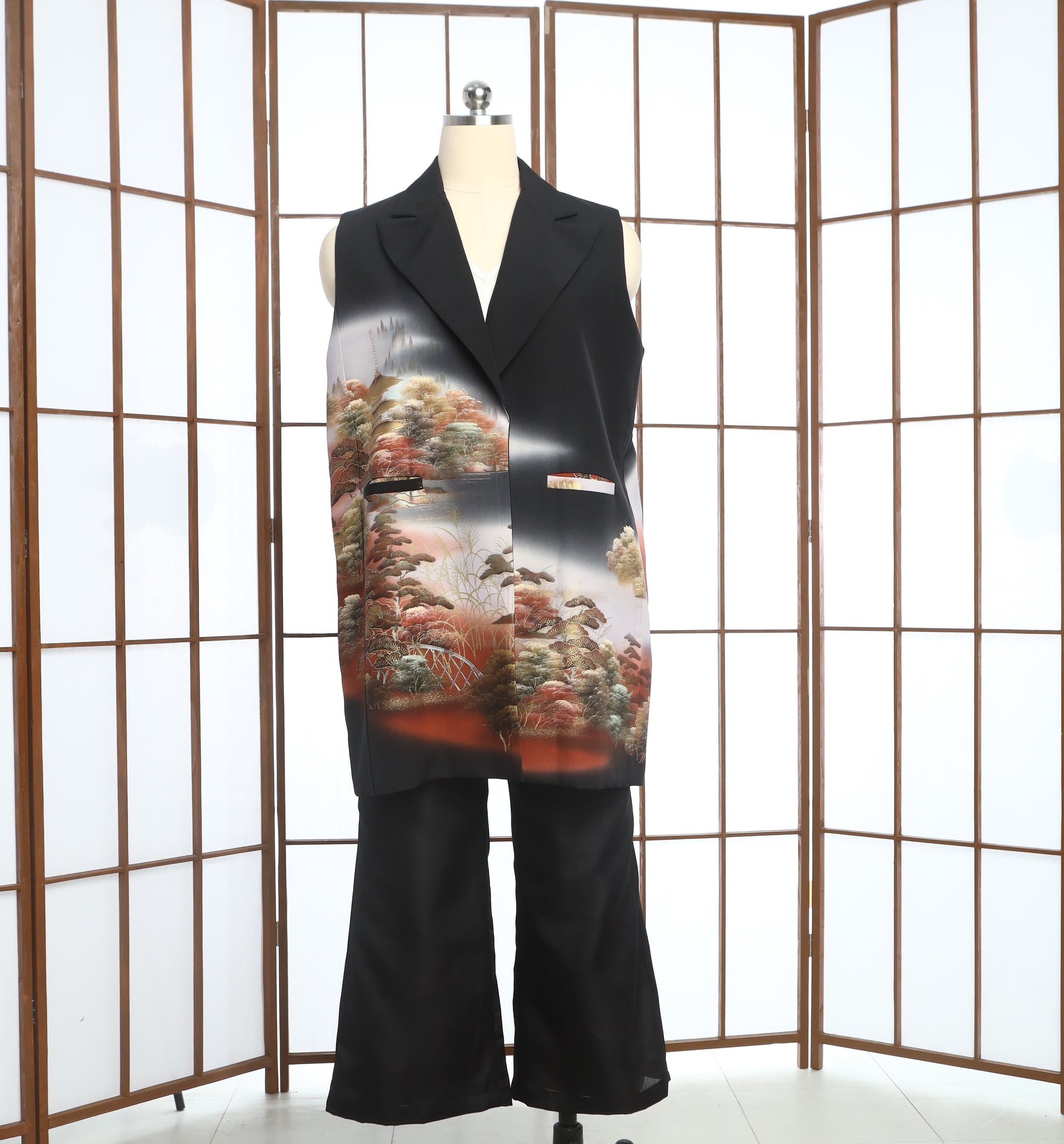 On-hand: No sleeves suit jacket | XL Black NSSJ6917M