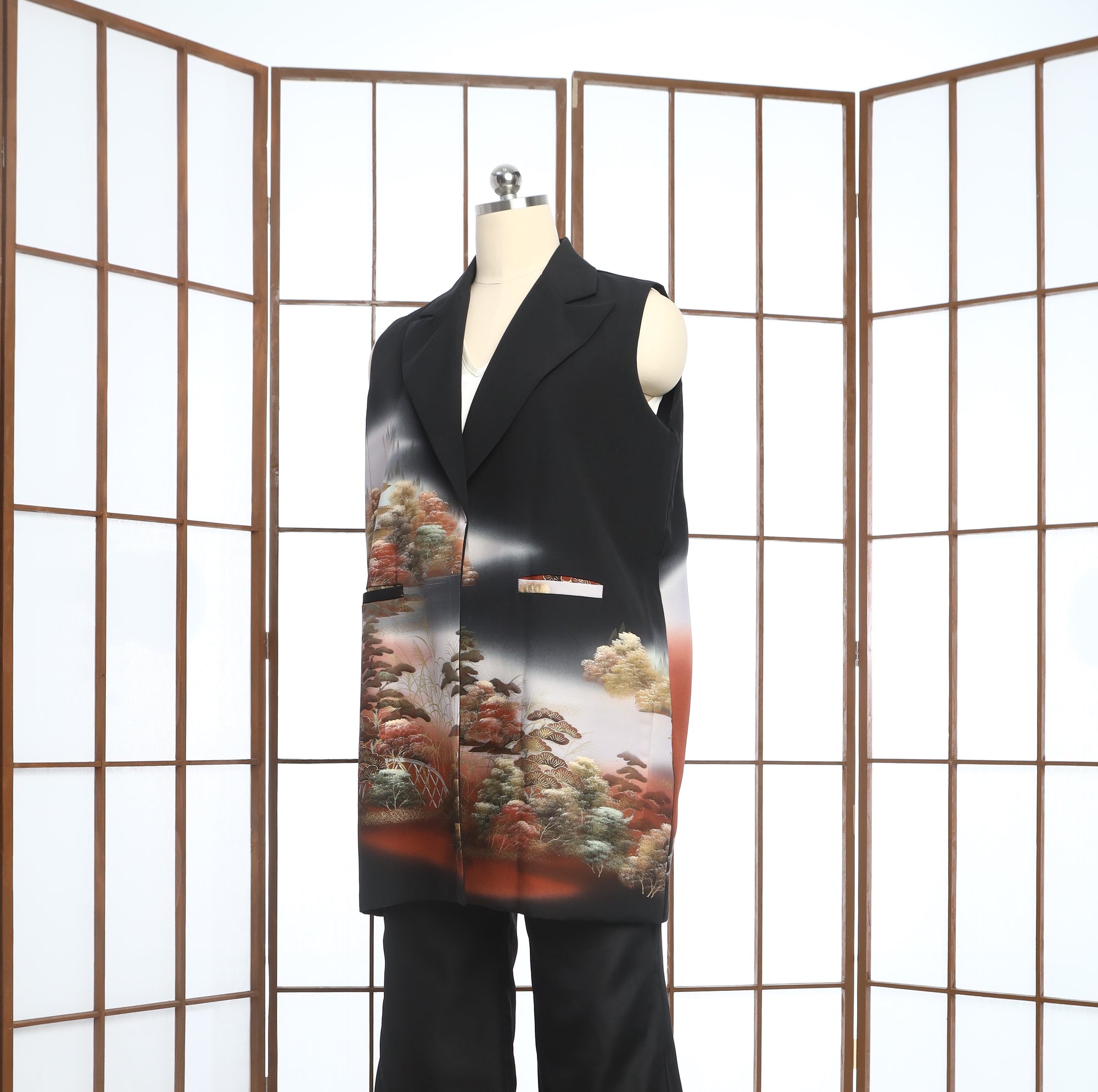 On-hand: No sleeves suit jacket | XL Black NSSJ6917M