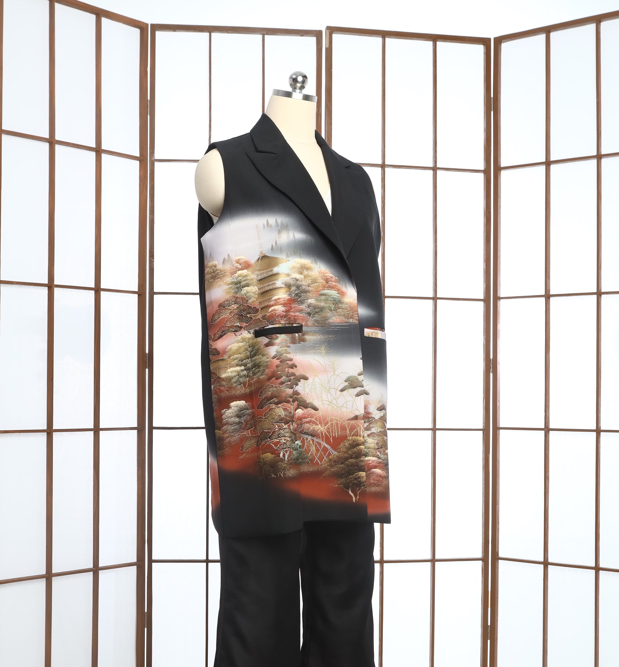 On-hand: No sleeves suit jacket | XL Black NSSJ6917M