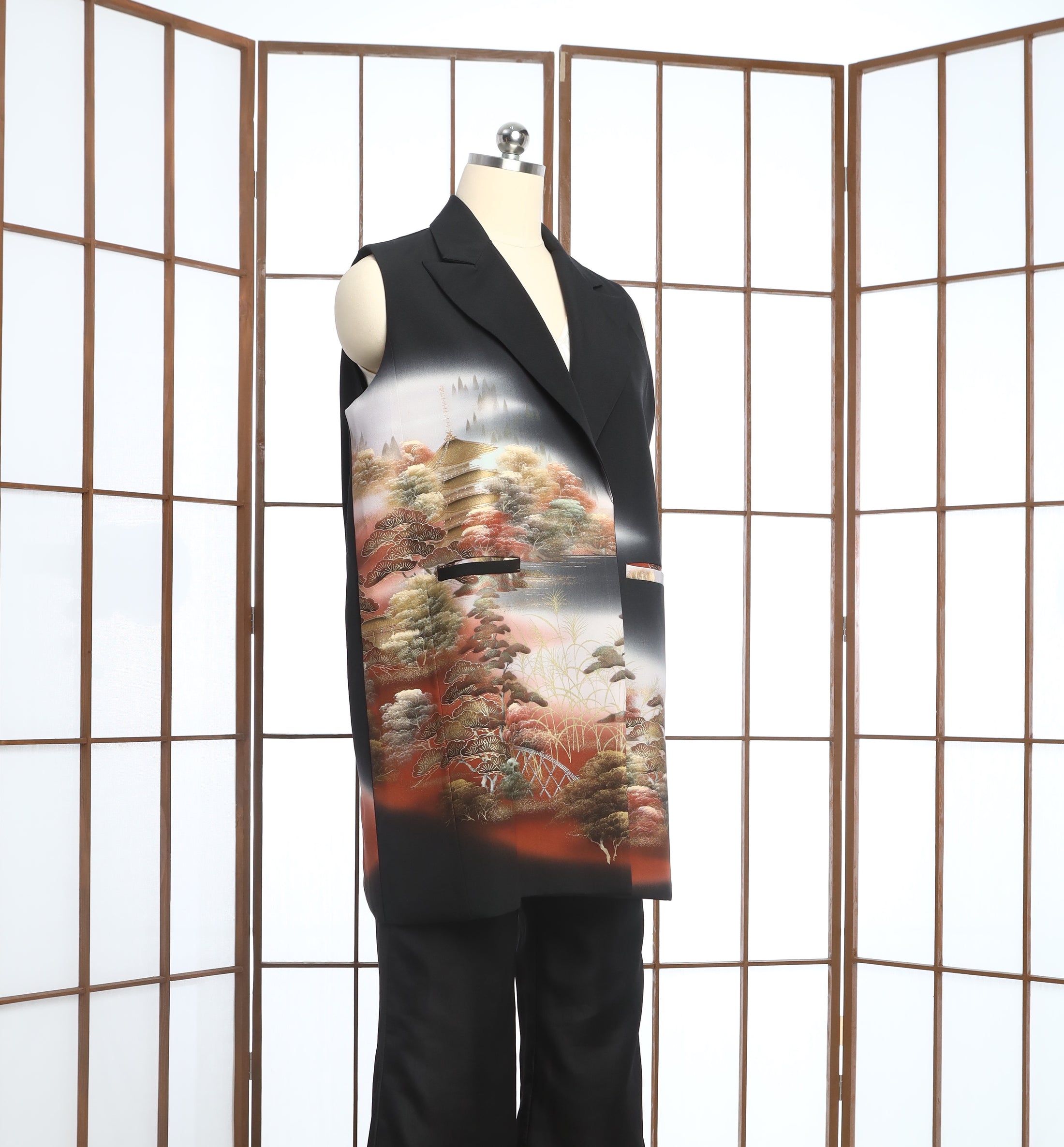 On-hand: No sleeves suit jacket | XL Black NSSJ6917M