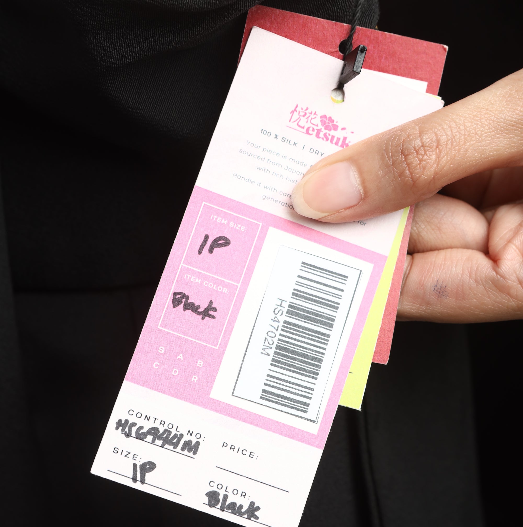 On-hand: Hanbok Skirt | 1P Black HS4702M