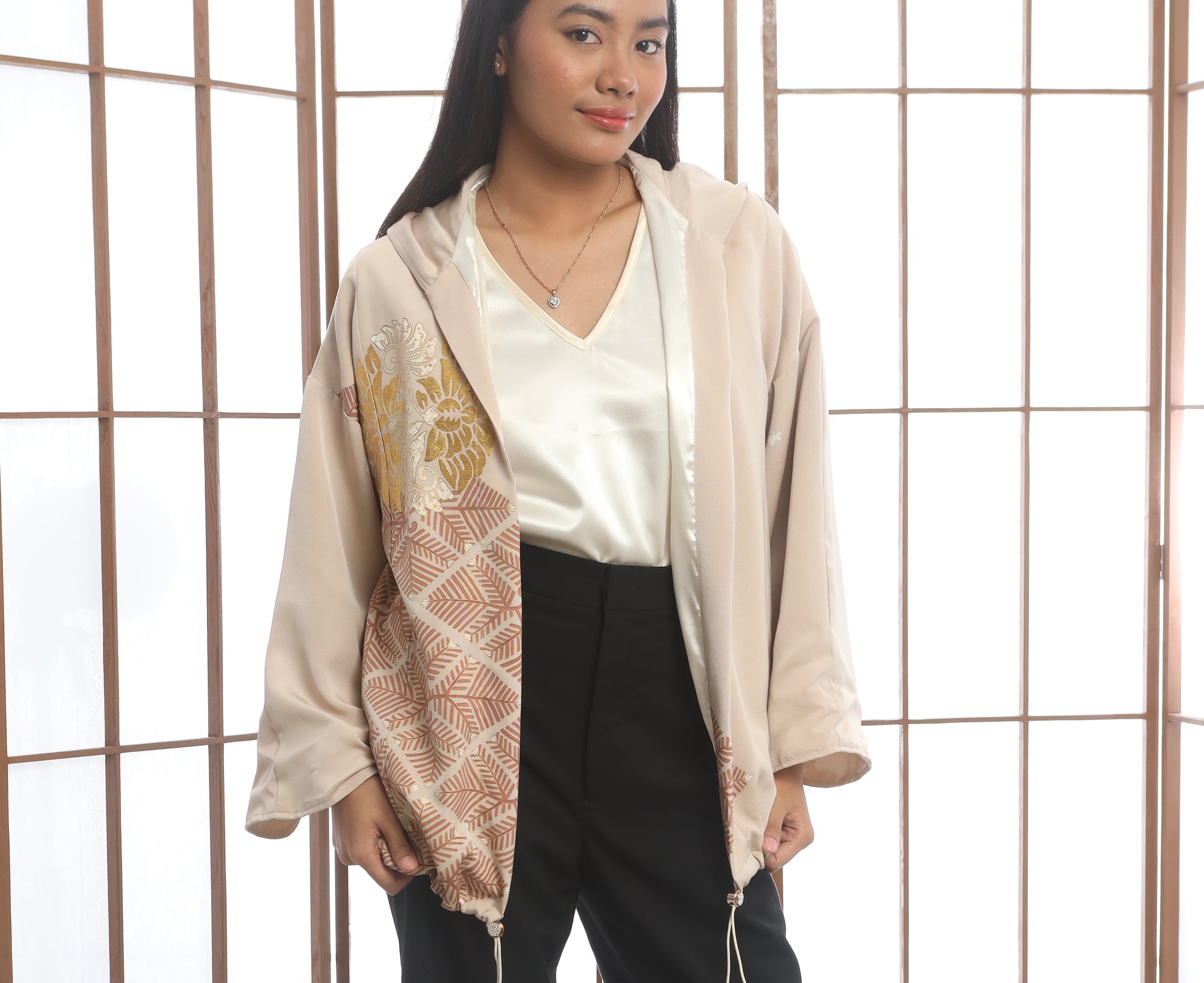 Premium On-hand: Cream Hoodie | H6134