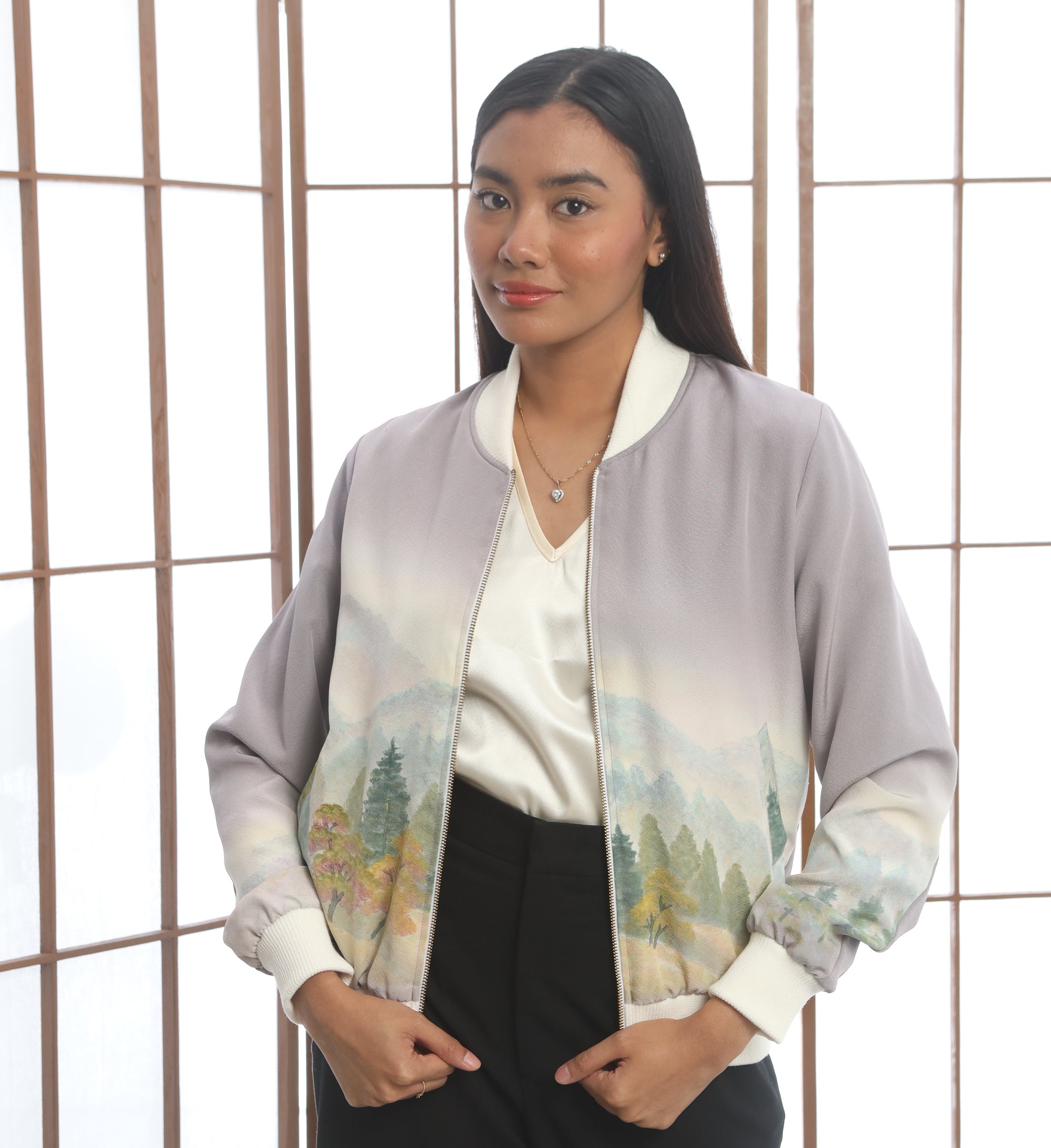 Premium On-hand: Lavender Bomber Jacket | BJ7351M | LA (Yuzen!)