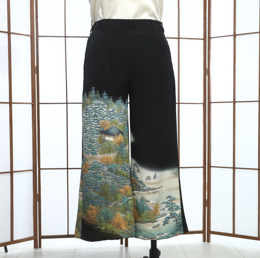 On-hand: Wide Leg Pants | XLB Black WLP5519