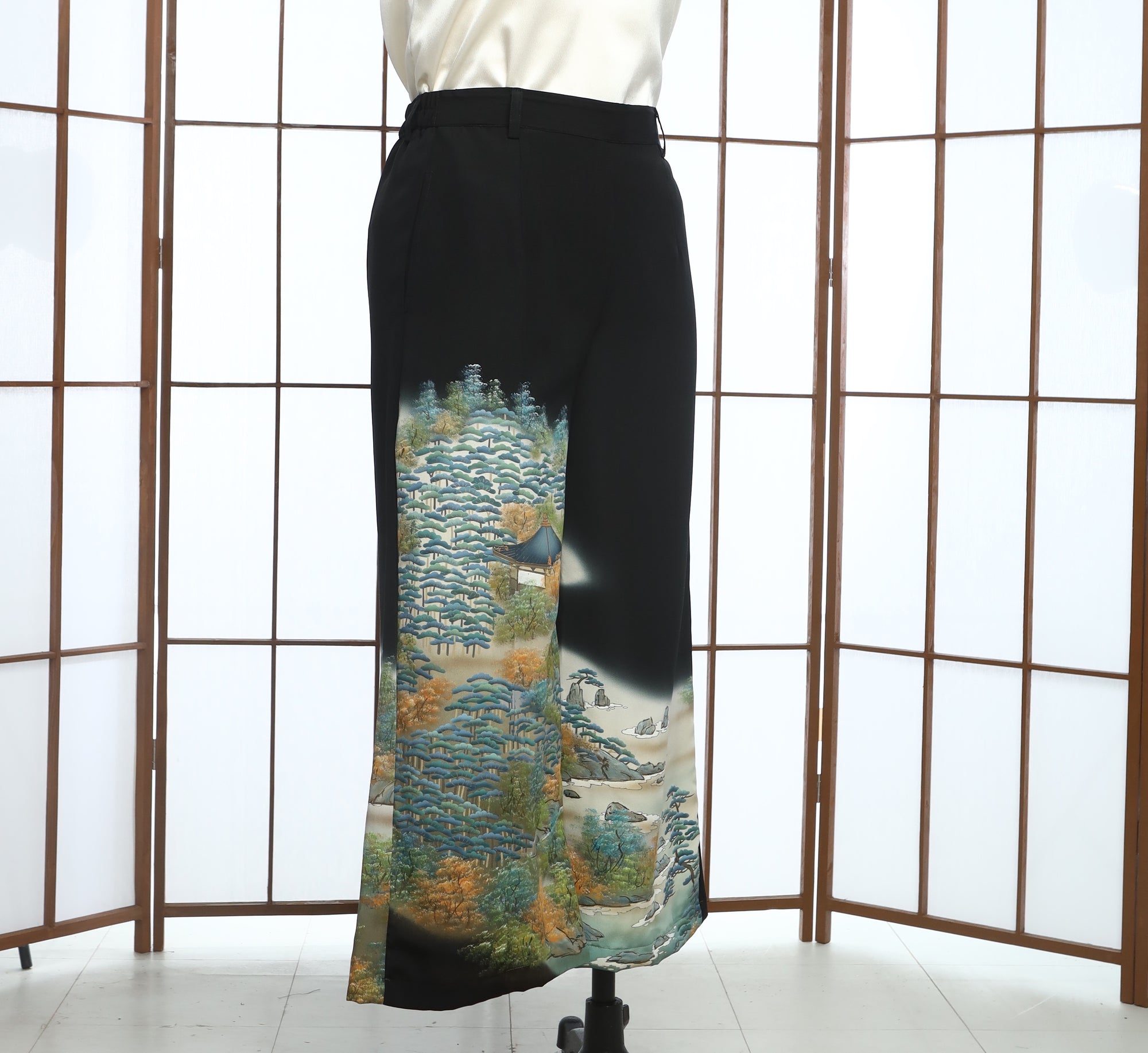 On-hand: Wide Leg Pants | XLB Black WLP5519