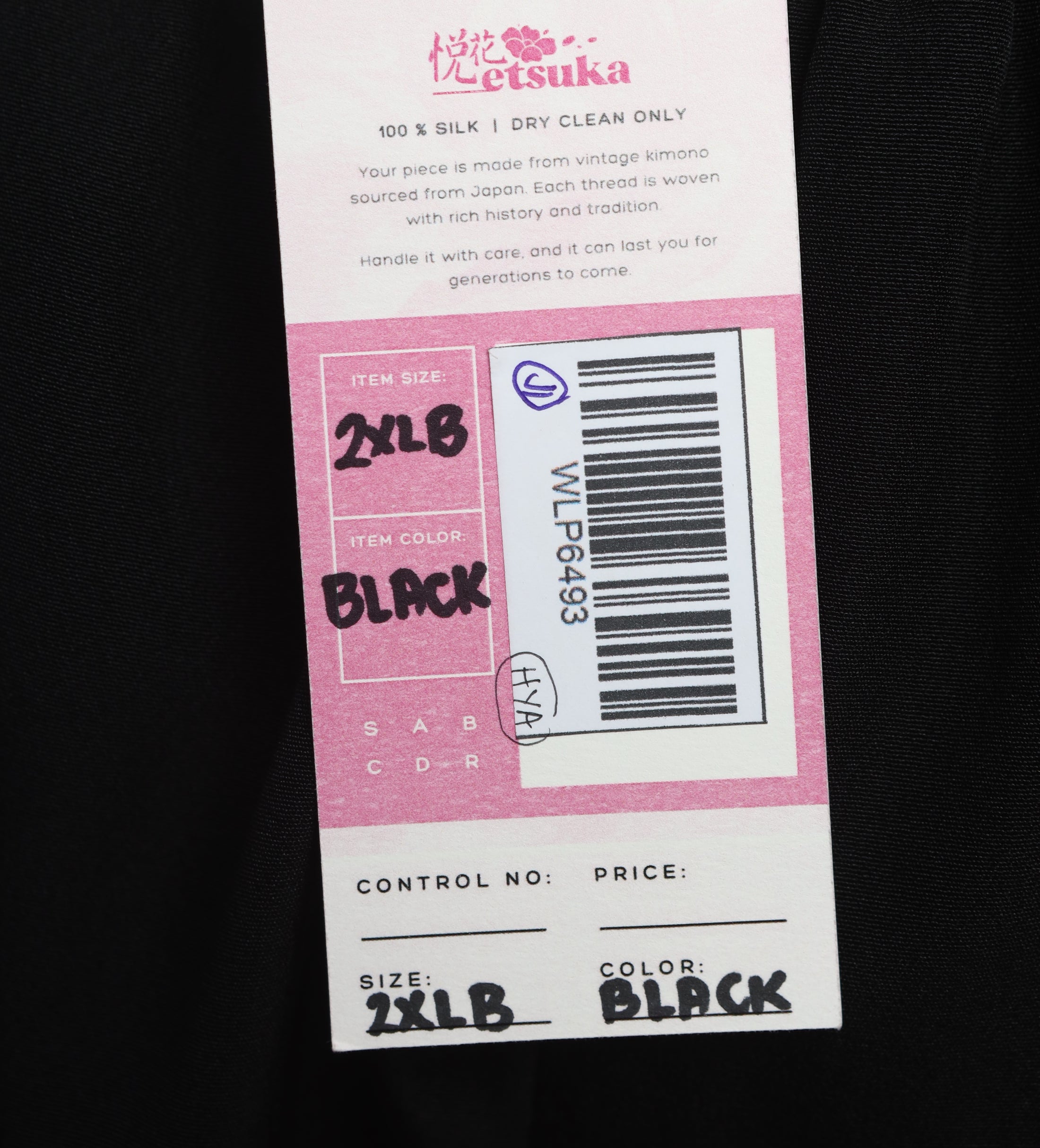 On-hand: Wide Leg Pants | 2XLB Black WLP6493