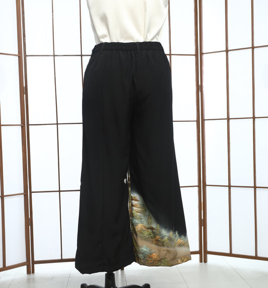 On-hand: Wide Leg Pants | 2XLB Black WLP6493