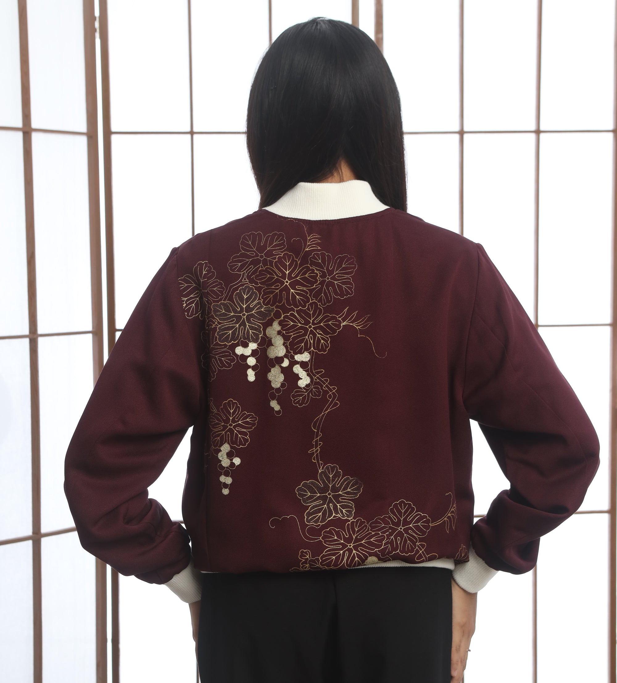 Premium On-hand: Bomber Jacket | XLA | Maroon | BJ3718 (rare color)