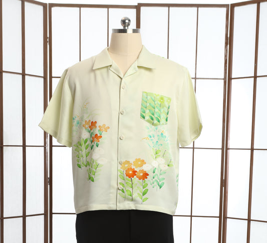 On-hand: Aloha shirt | AS7471 | Refreshing Green XL