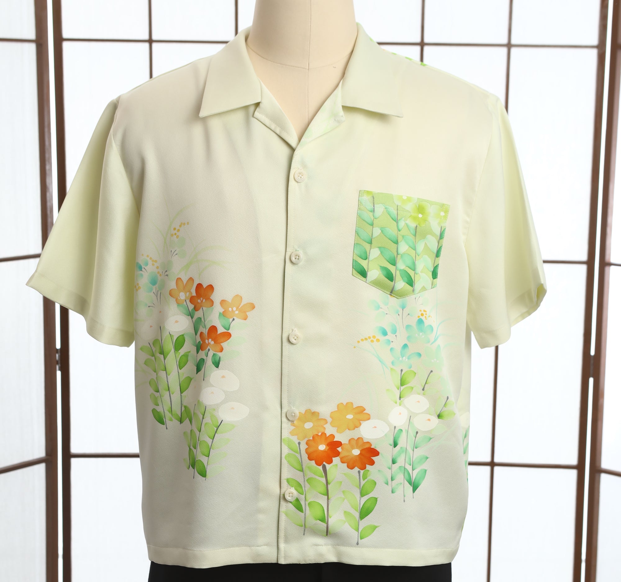 On-hand: Aloha shirt | AS7471 | Refreshing Green XL