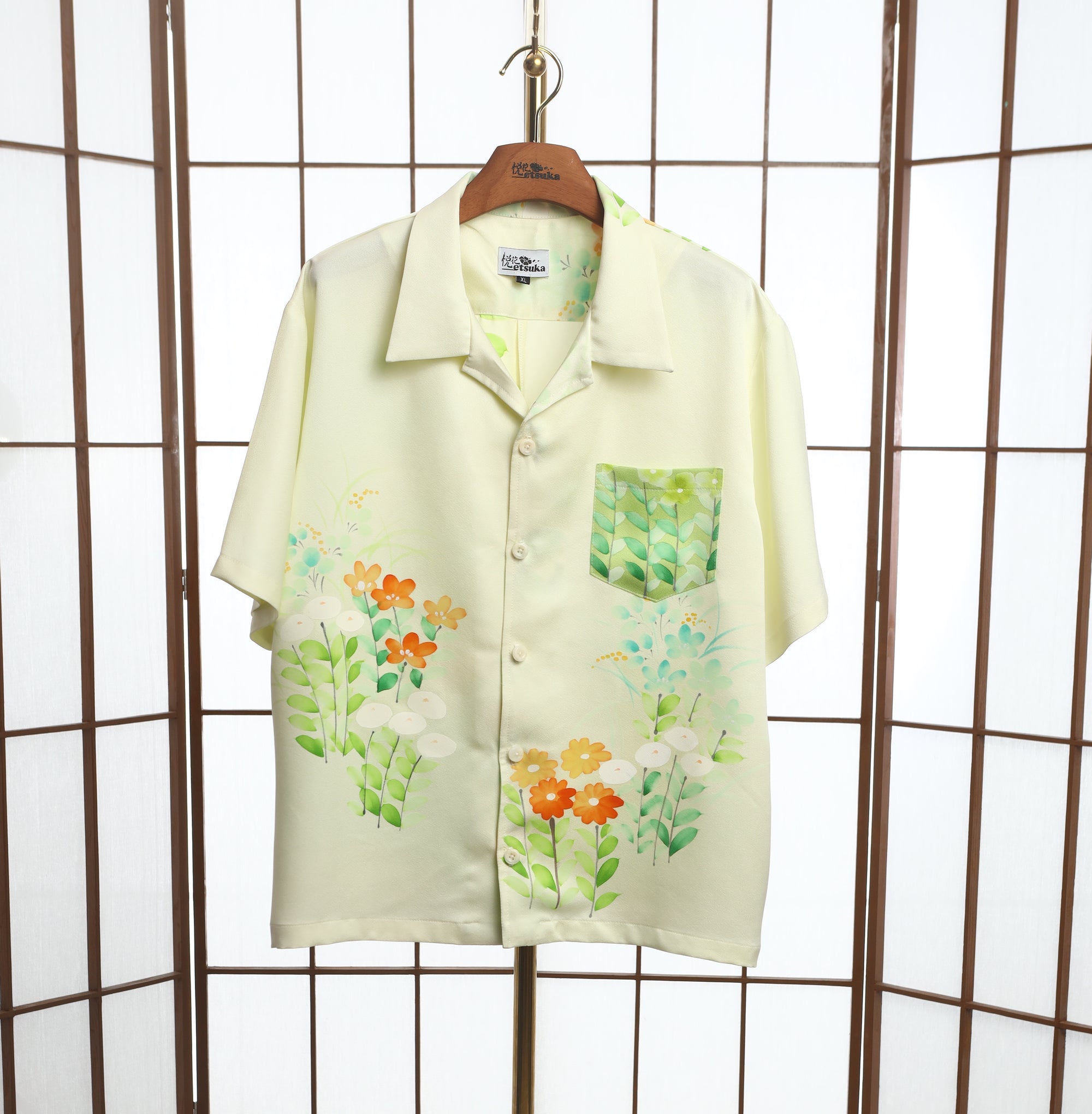 On-hand: Aloha shirt | AS7471 | Refreshing Green XL