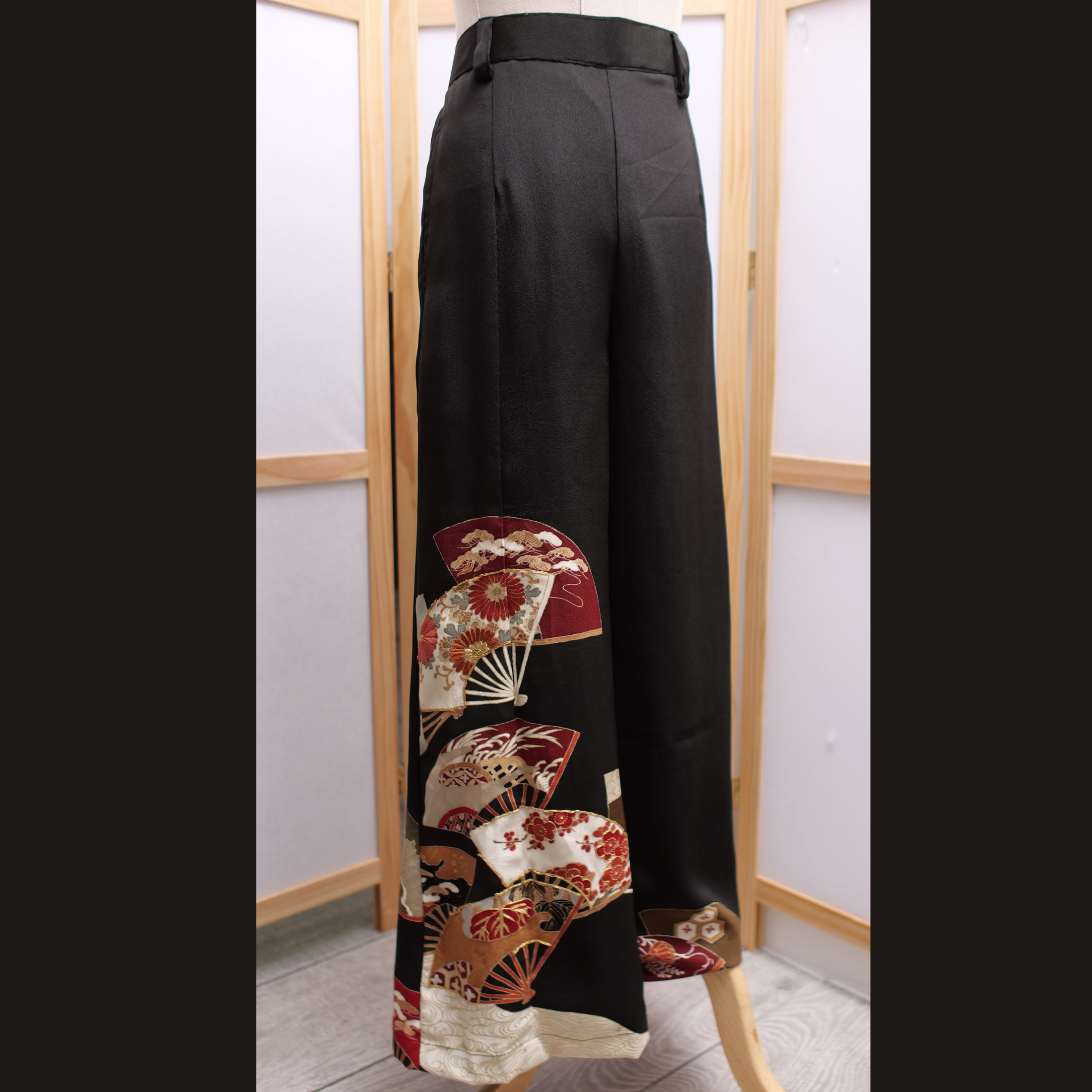 De7De17 On-hand Black Wide Leg Pants: WLP1906 | XLA