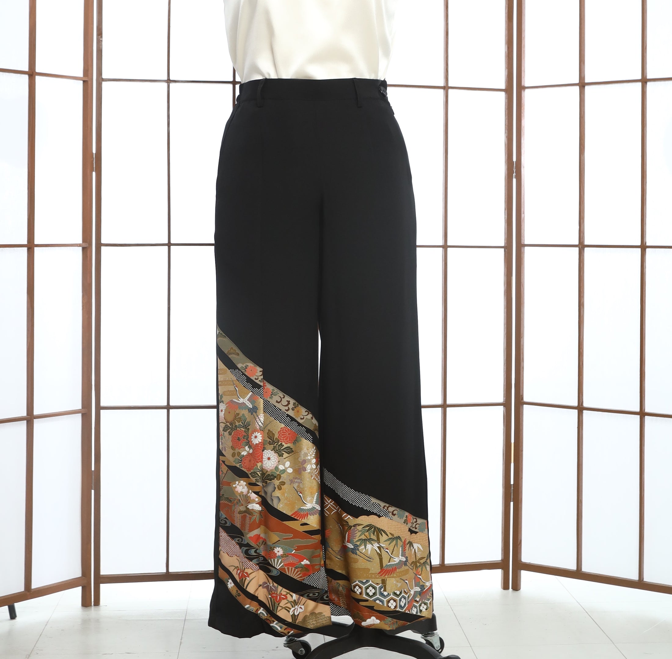 On-hand: Wide Leg Pants | XLZ Black WLP5502