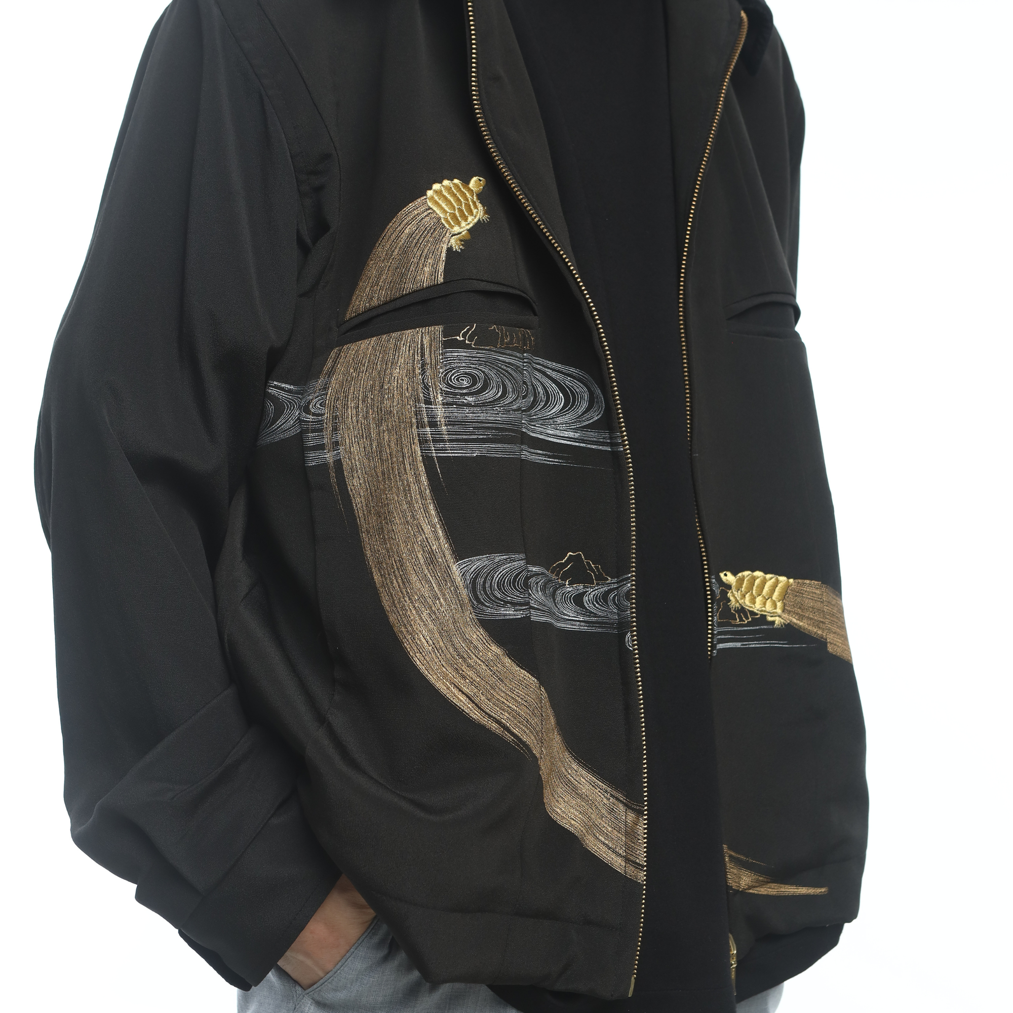 On-hand: Zip Up Jacket -  ZSJ6449 XL Black