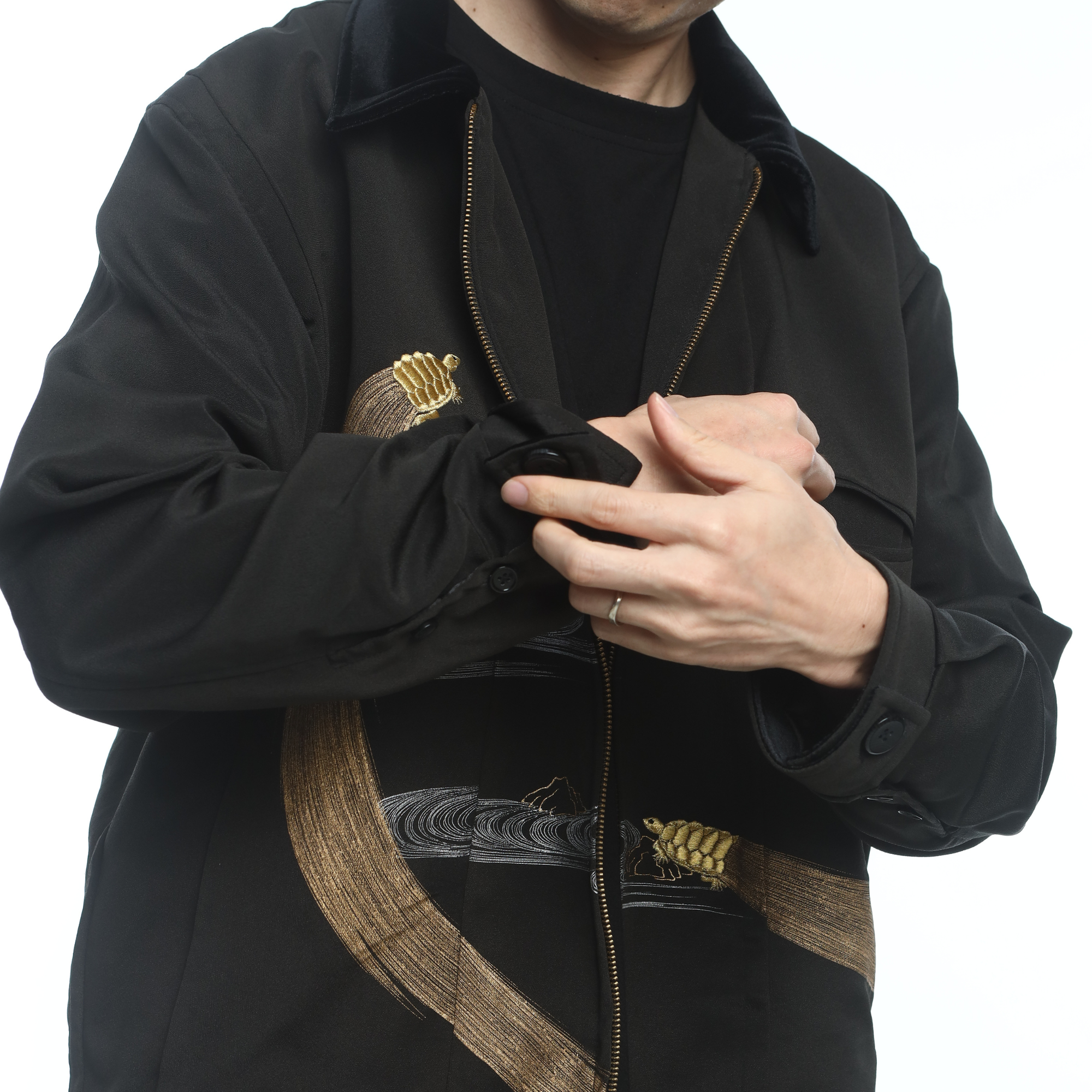 On-hand: Zip Up Jacket -  ZSJ6449 XL Black