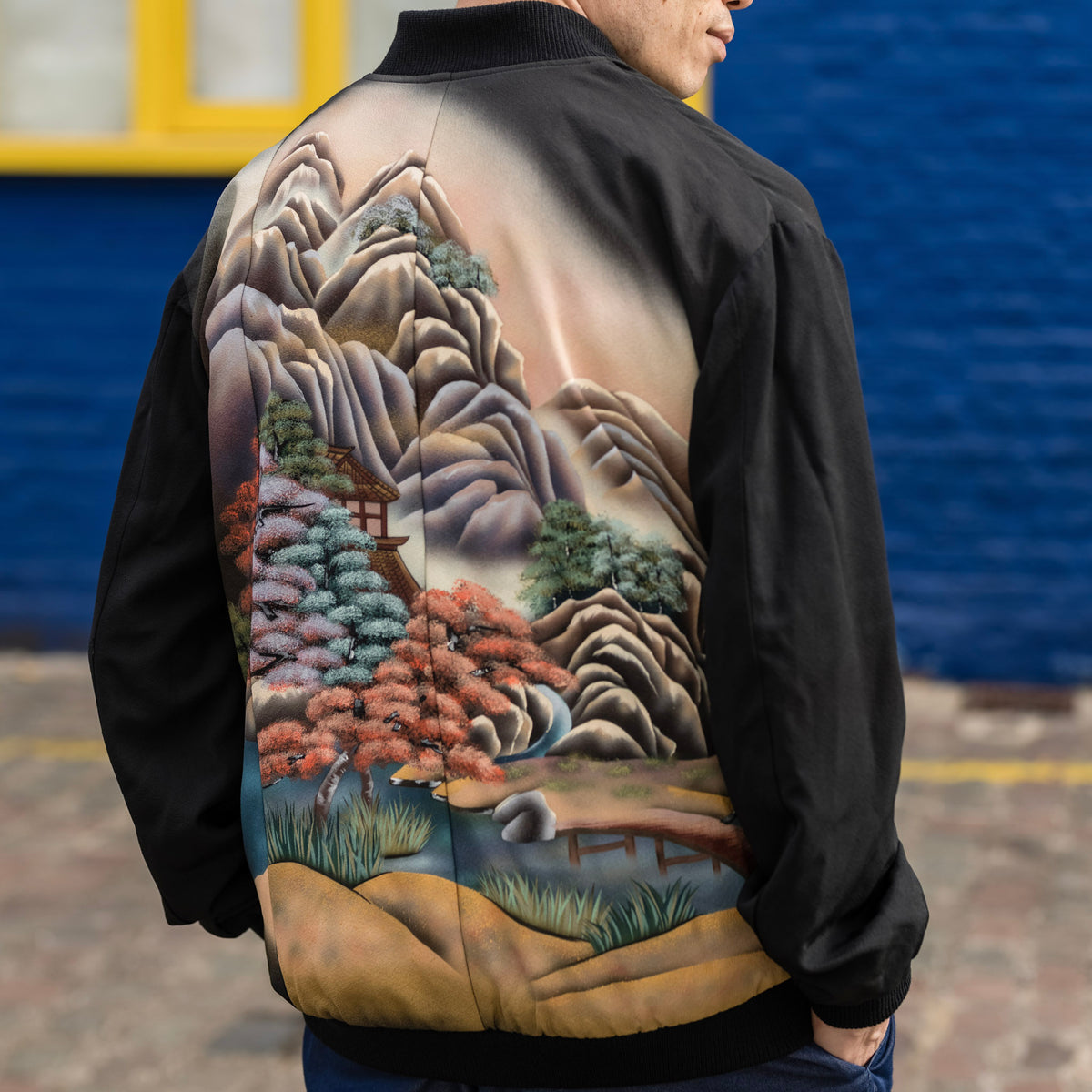 Premium On-hand: Black Men's Bomber Jacket | XL | BJ8225M (O)