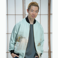 Load image into Gallery viewer, Premium On-hand: Light Blue Bomber Jacket | BJ5280 | L
