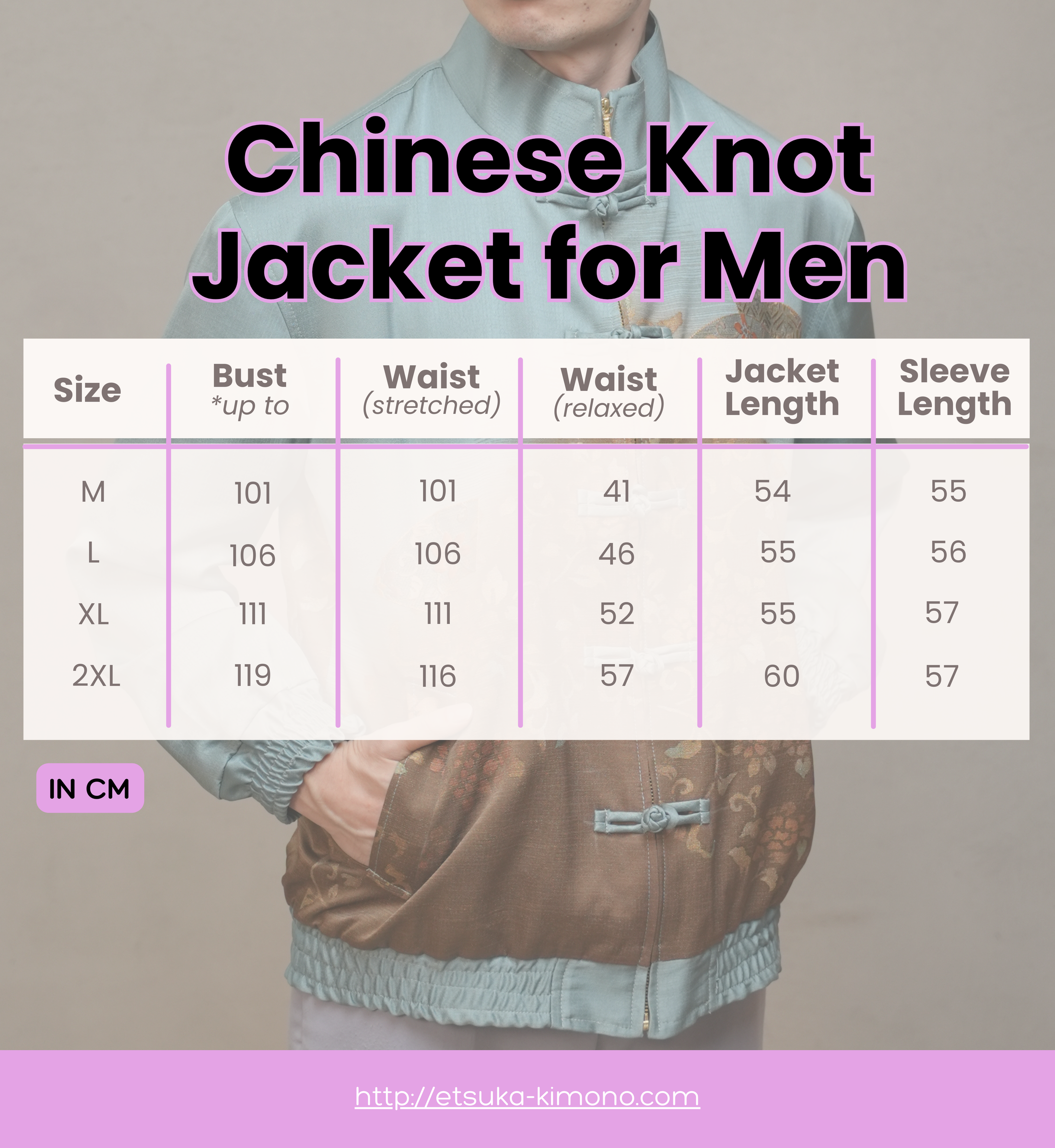 Premium On-hand: Blue grey Chinese Knot Suit Jacket | CNY7191 | L (men)